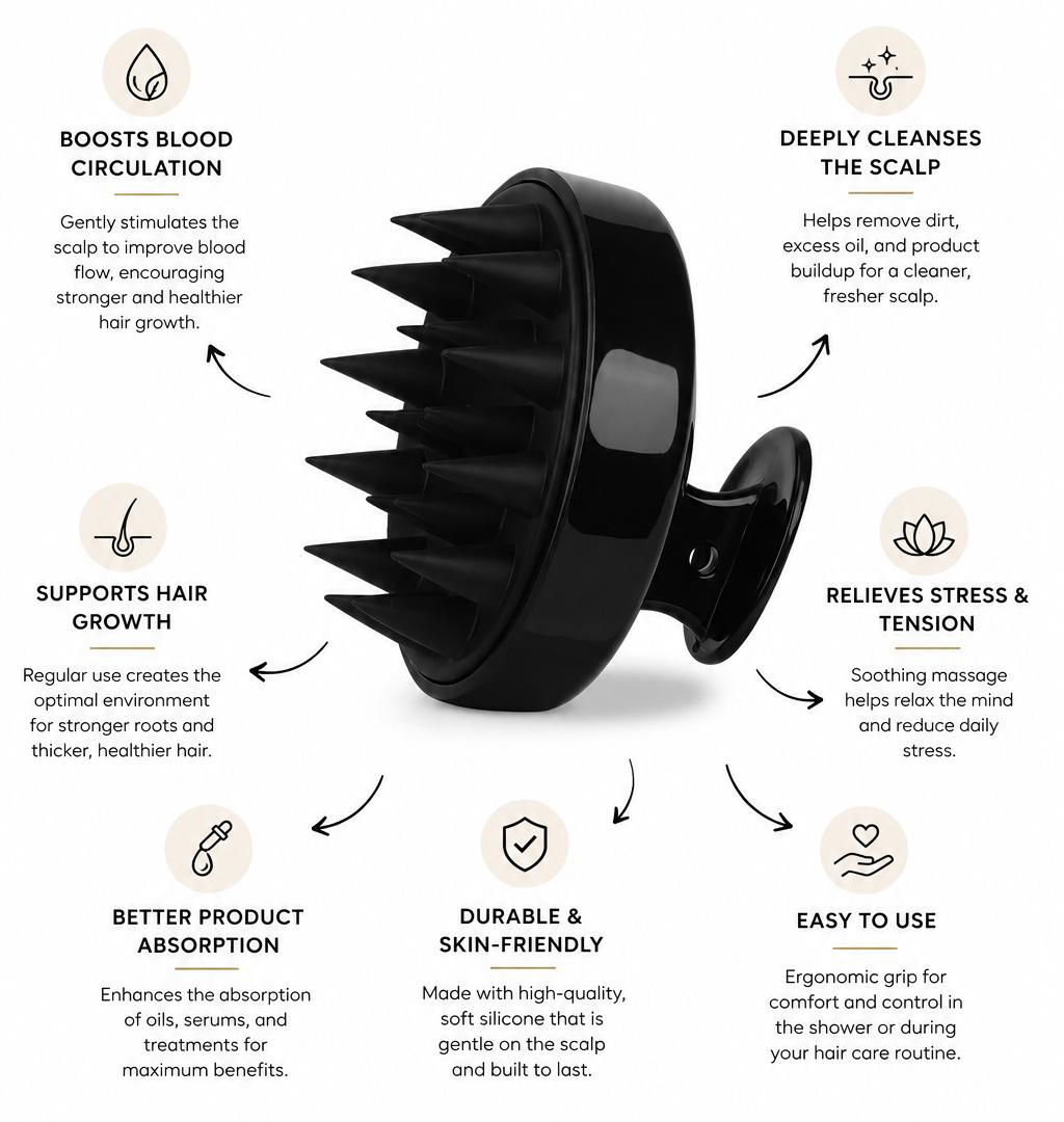 The Hair Bomb Scalp Massager